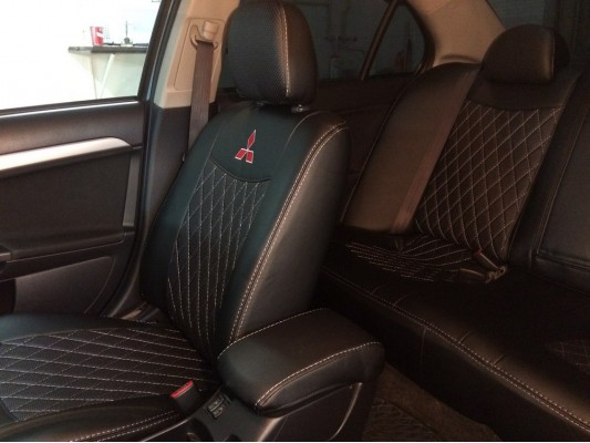 Авточехлы на Mitsubishi Lancer 10 Авточехлы на Mitsubishi Lancer 10