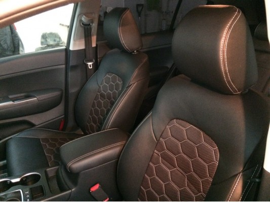 Каркасные авточехлы на KIA Sportage 4 Каркасные авточехлы на KIA Sportage 4