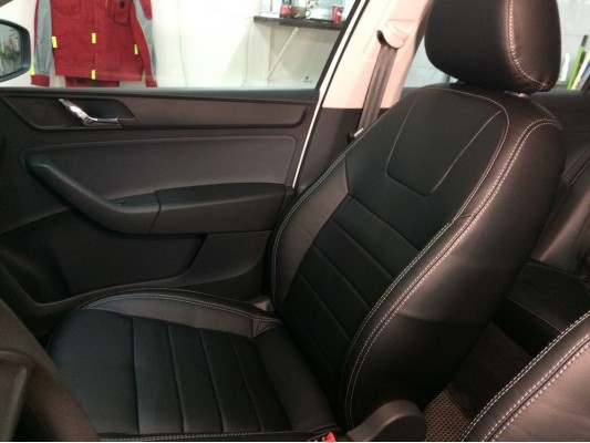 Каркасные авточехлы на Skoda Rapid