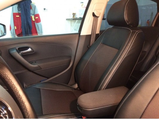 Каркасные авточехлы на Volkswagen Polo Каркасные авточехлы на Volkswagen Polo