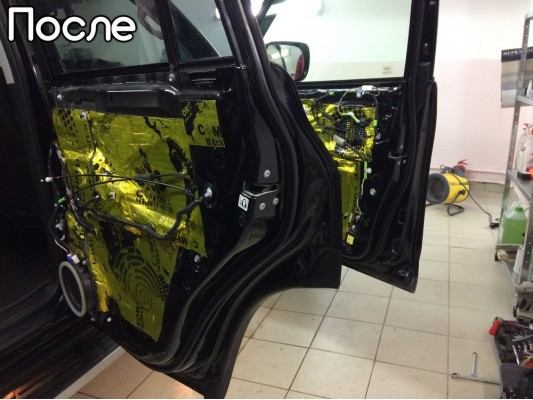 Шумоизоляция дверей